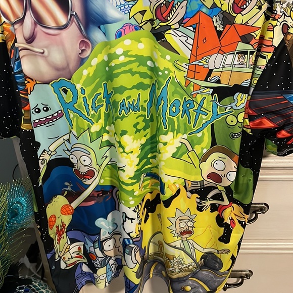 RICK AND MORTY Mens T-Shirt Mens Fashion Shirt - Rick & Morty Sublimated t NWT L - Picture 5 of 6